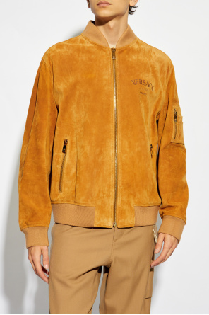 Versace Suede 'bomber' jacket